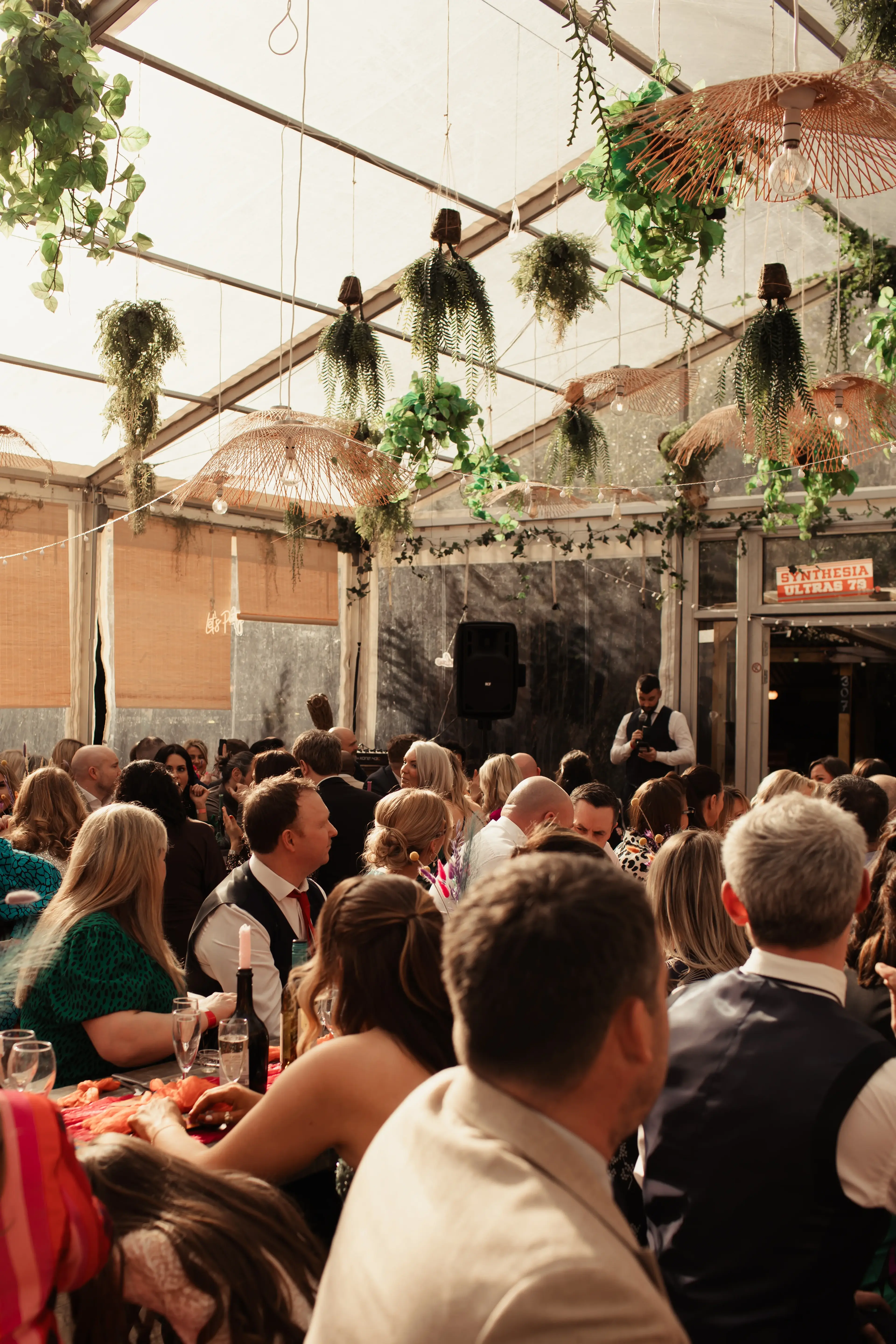 Wedding speeches at the People's Park Tavern, Hackney, London